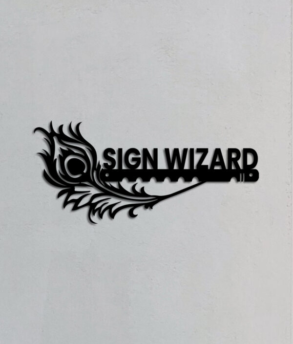 Black Acrylic Name Board